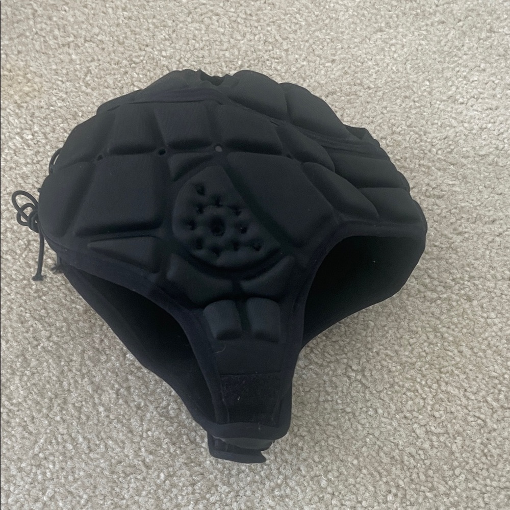 Black Protective Soft football Helmet